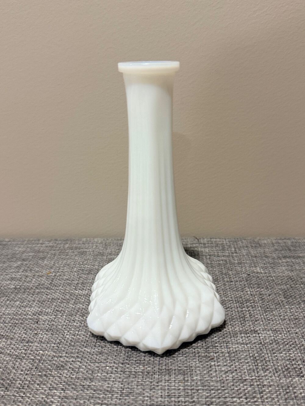 Vintage white milk glass decorative collectible